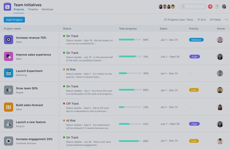 Team Portfolio & Workload View preview